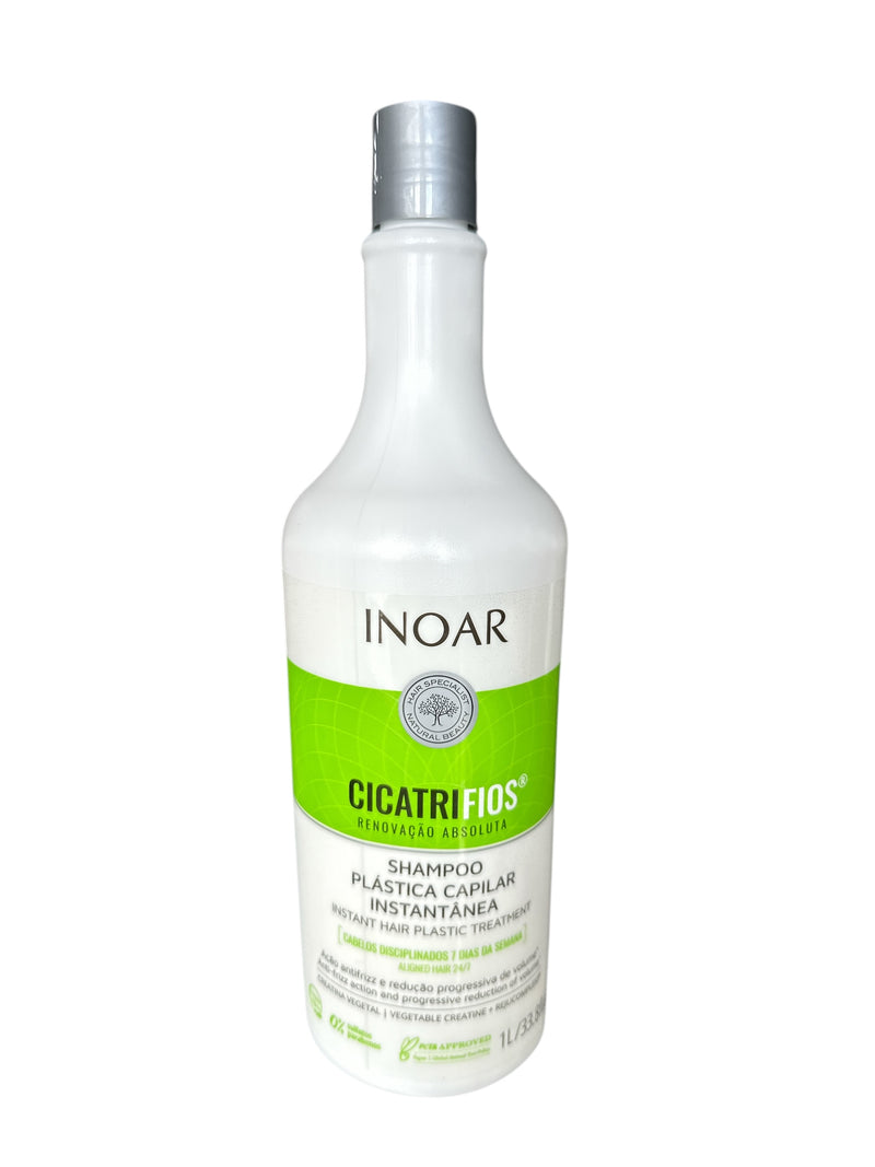 Inoar Cicatrifios Instant Anti Frizz Action Volume Reduction Shampoo  34fl.oz  1000ml